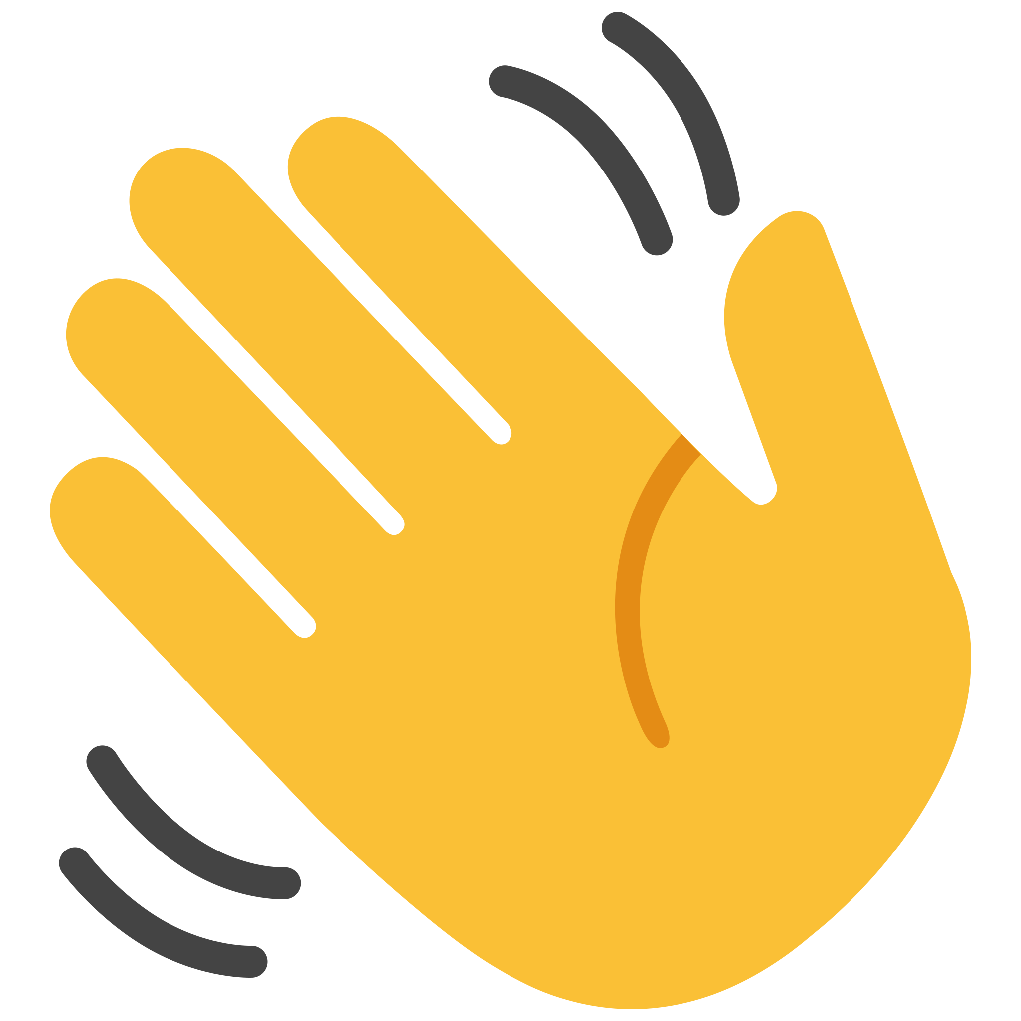 Hand symbol for paper